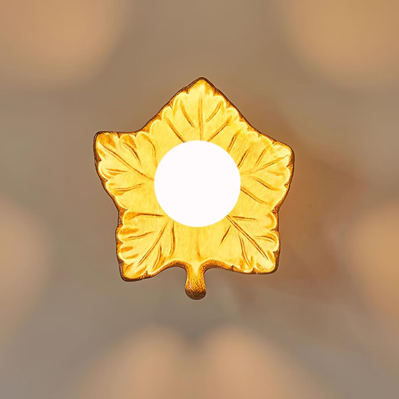 Maple Leaf Wall Light - Loonglight
