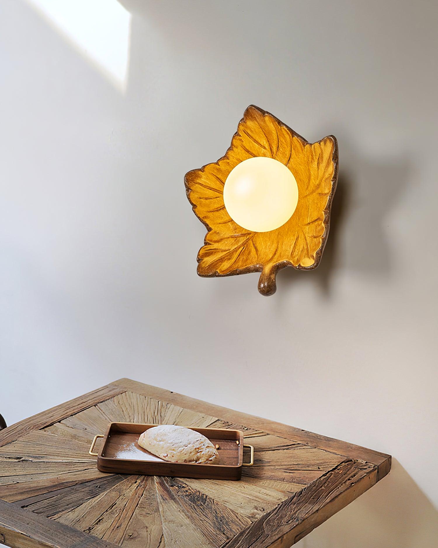 Maple Leaf Wall Light - Loonglight