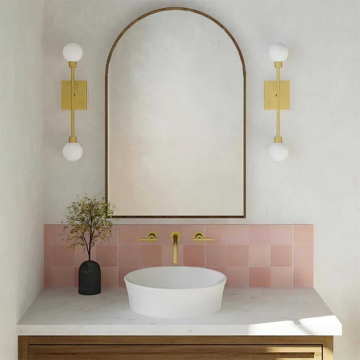 Mara Modern Double Globe Wall Lamp