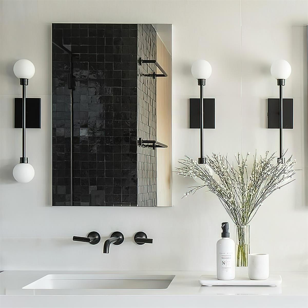 Mara Modern Double Globe Wall Lamp