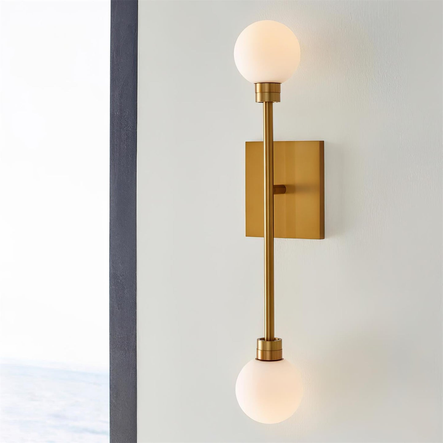 Mara Modern Double Globe Wall Lamp