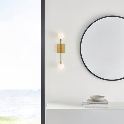 Mara Modern Double Globe Wall Lamp