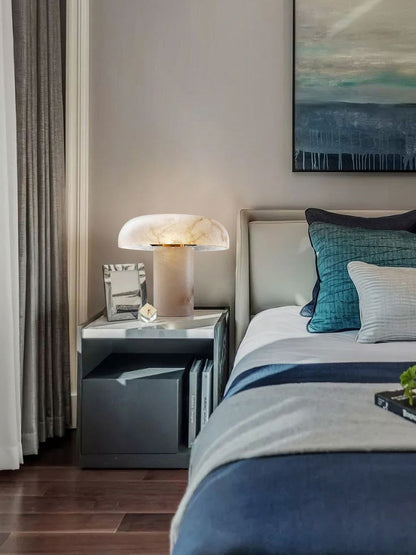 Marie Alabaster Table Lamp - Loonglight