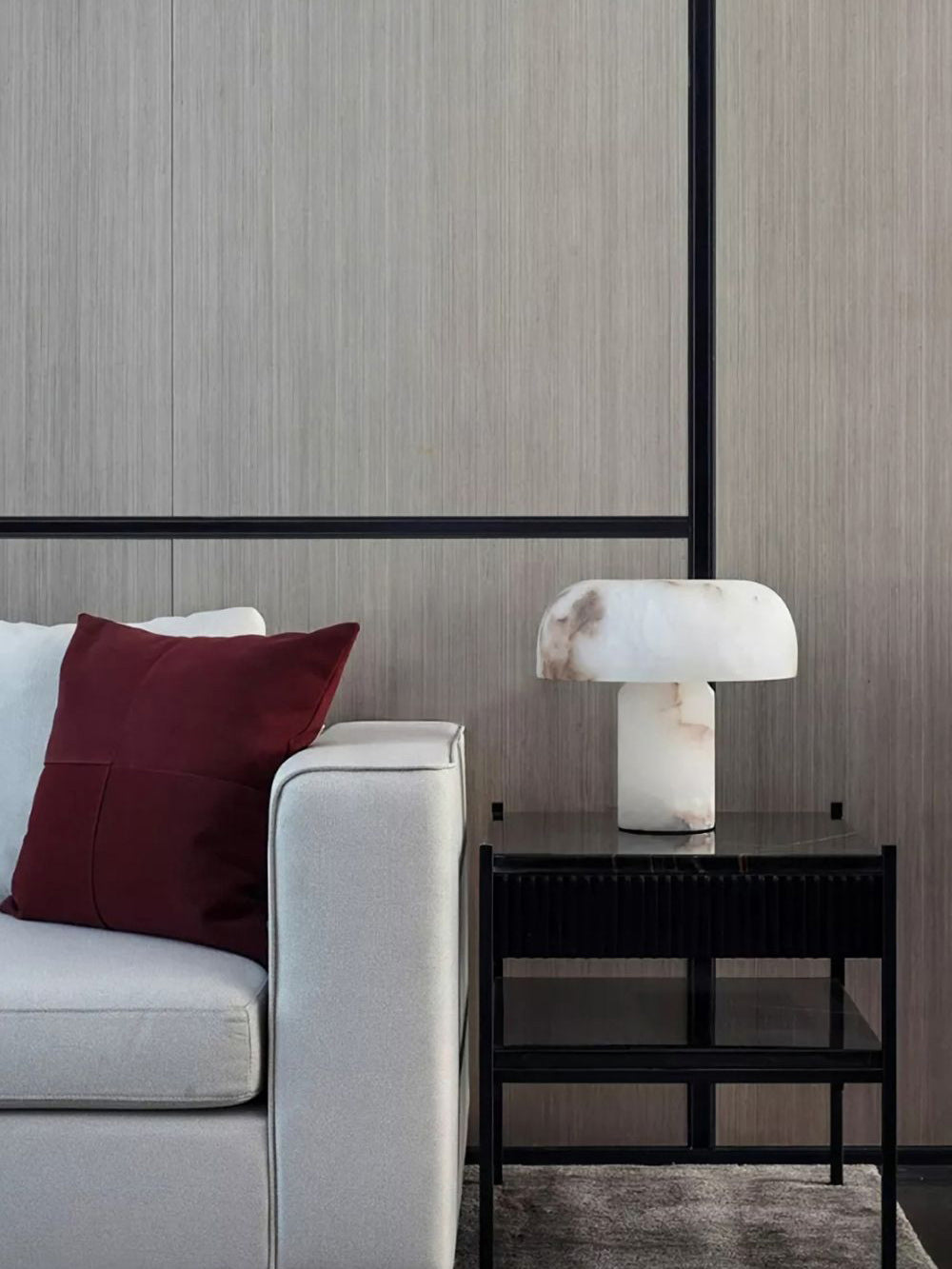 Marie Alabaster Table Lamp - Loonglight