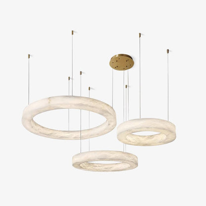 Marika Alabaster Chandelier - Loonglight