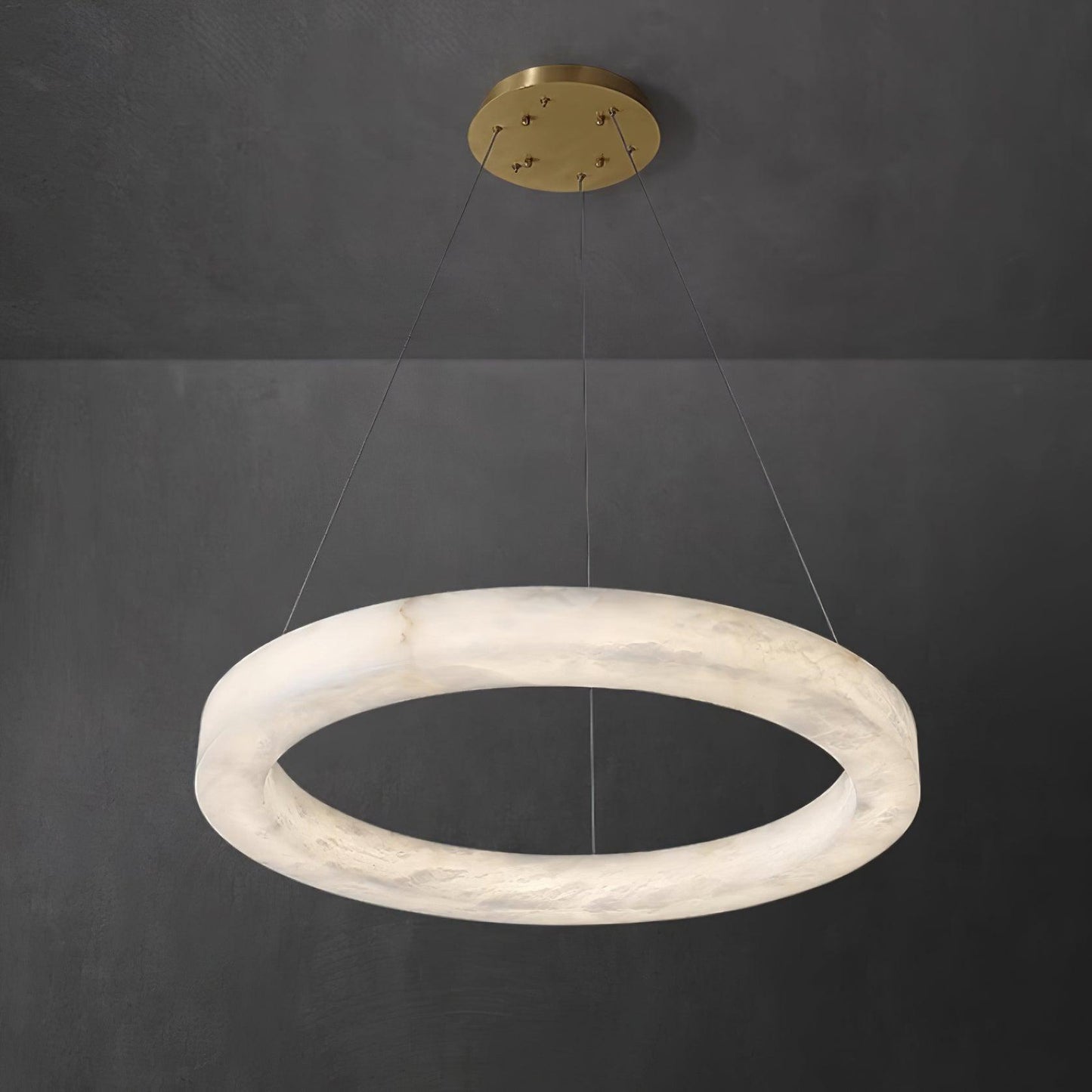 Marika Alabaster Chandelier - Loonglight