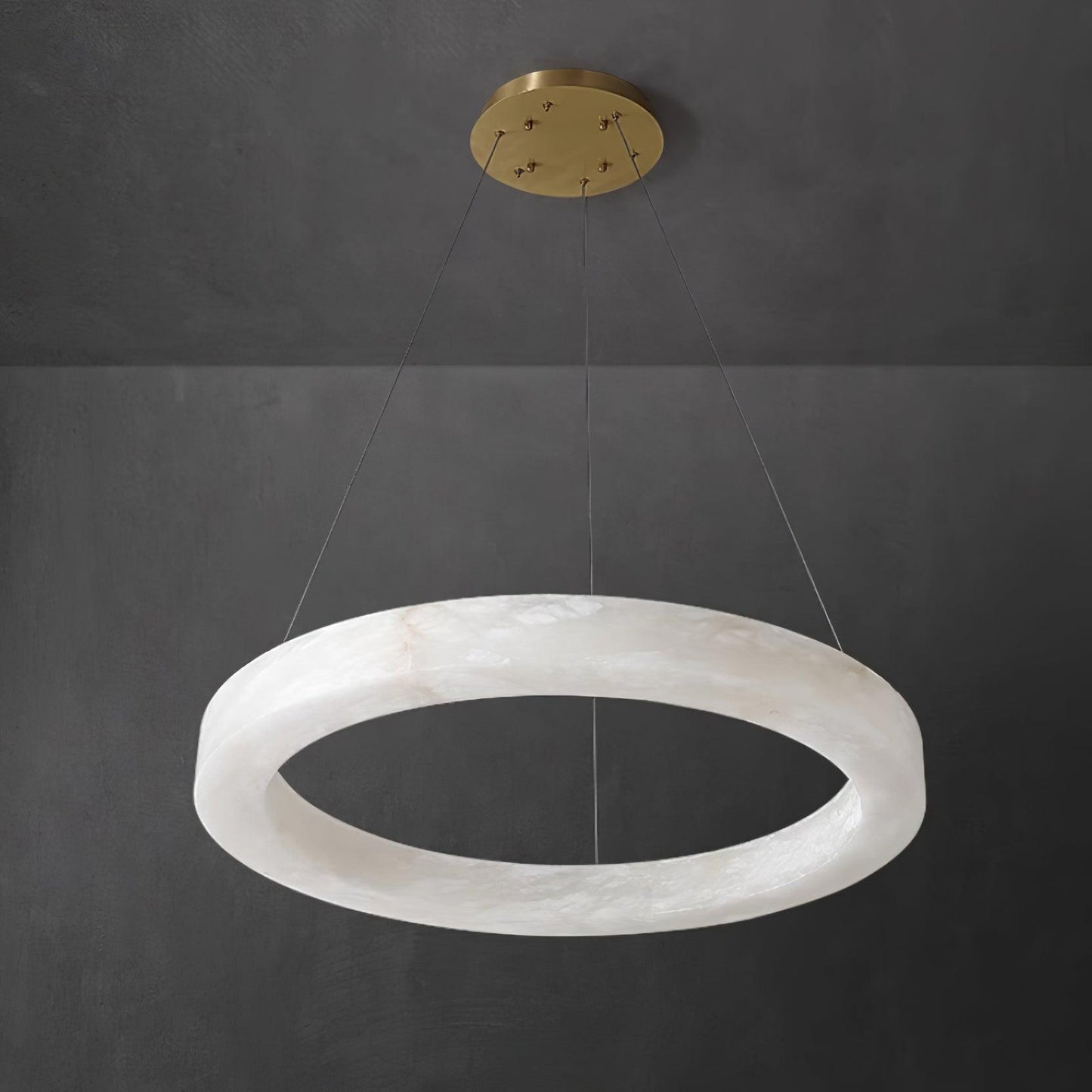 Marika Alabaster Chandelier - Loonglight