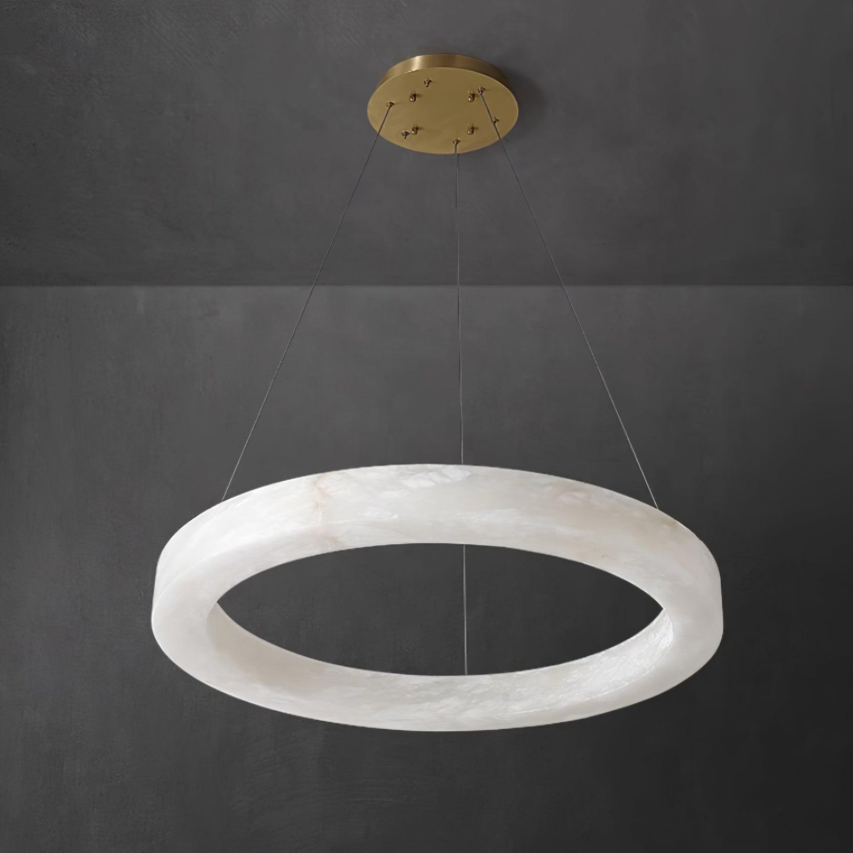 Marika Alabaster Chandelier - Loonglight