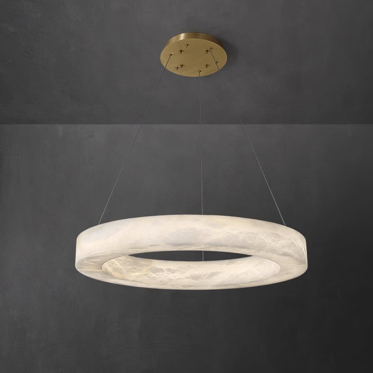 Marika Alabaster Chandelier - Loonglight