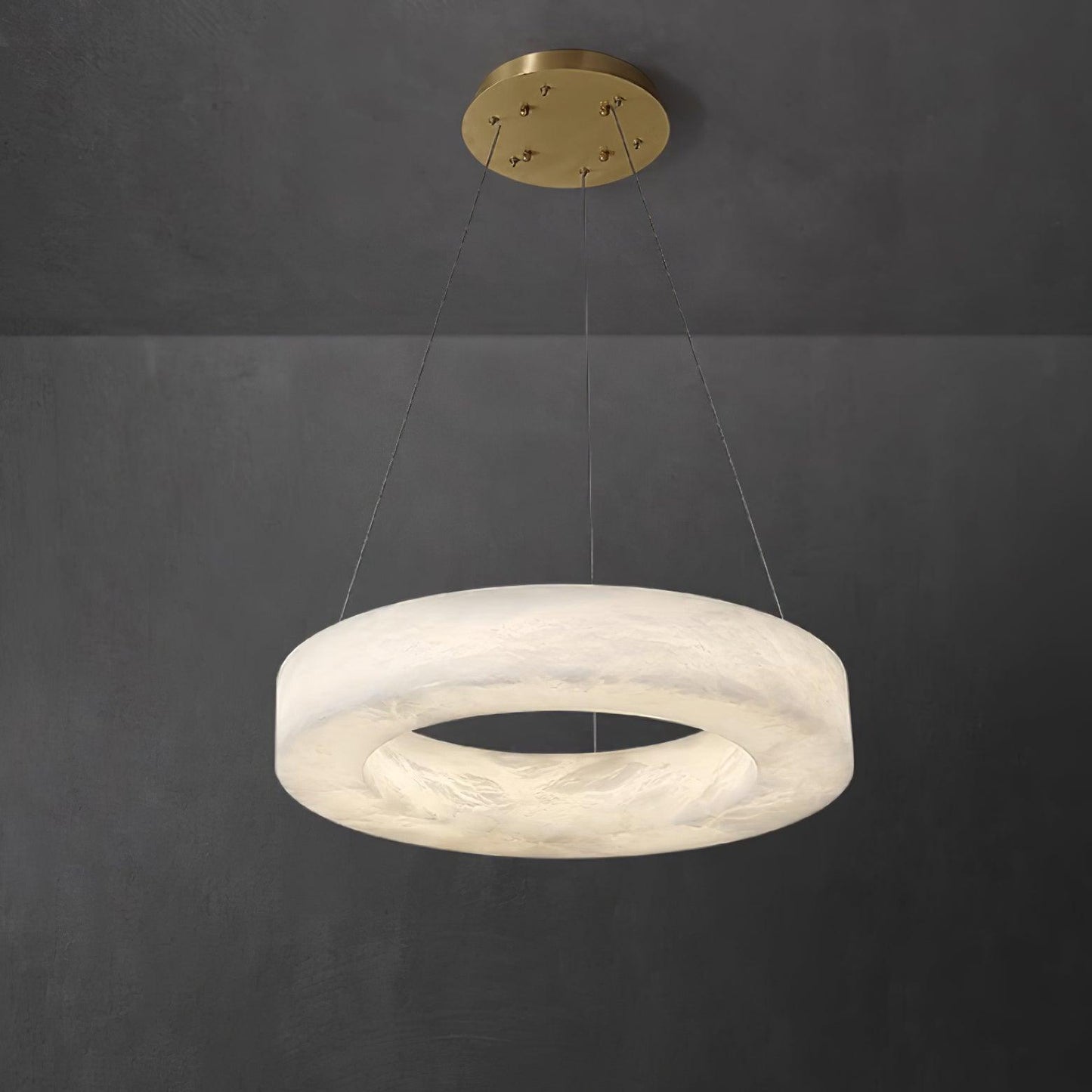 Marika Alabaster Chandelier - Loonglight
