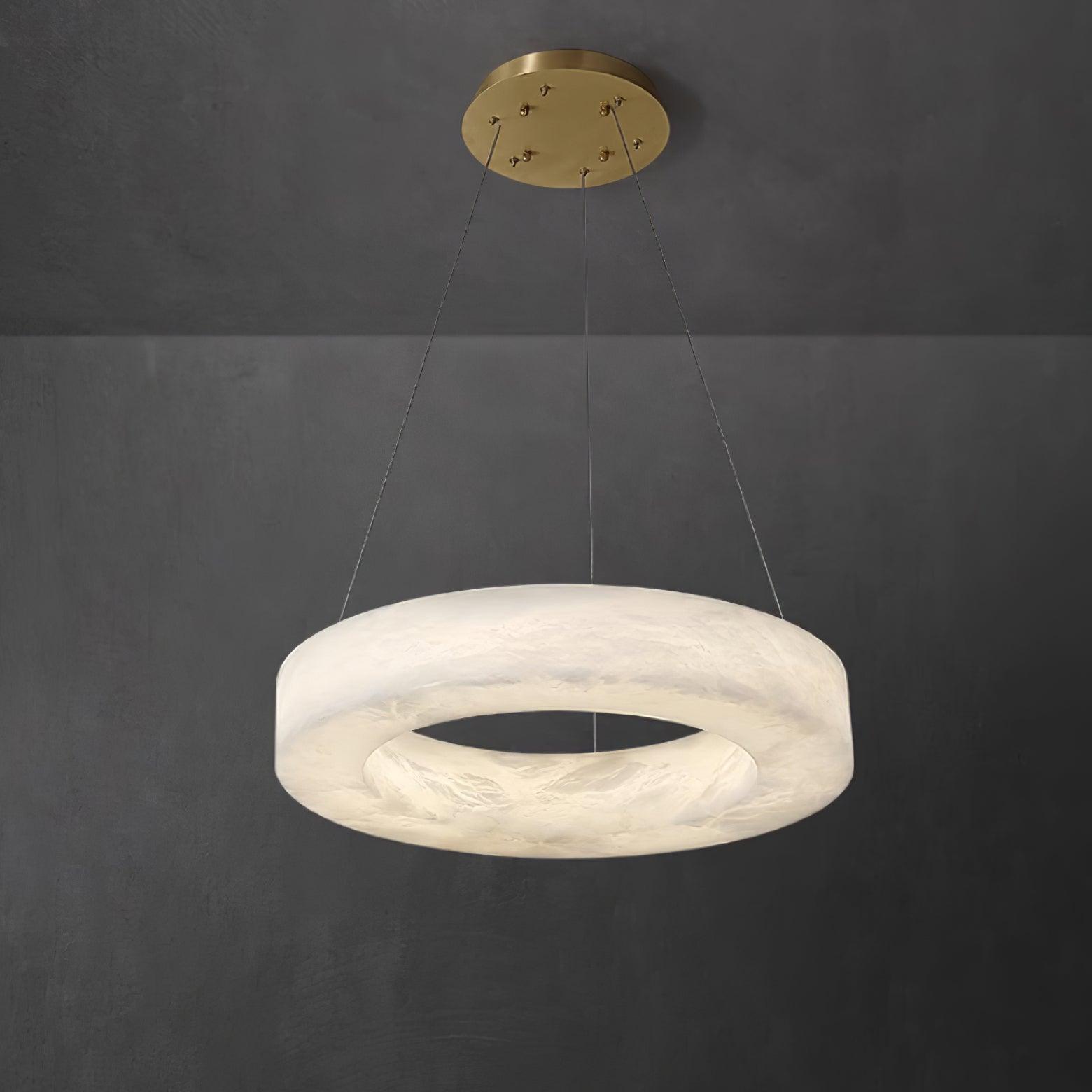 Marika Alabaster Chandelier - Loonglight