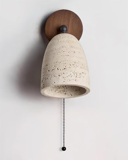 Marlin Wabi-Sabi Travertine Wall Lamp