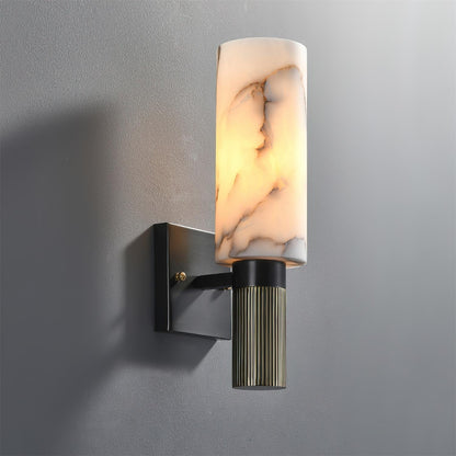 Marlo Alabaster & Brass Wall Lamp