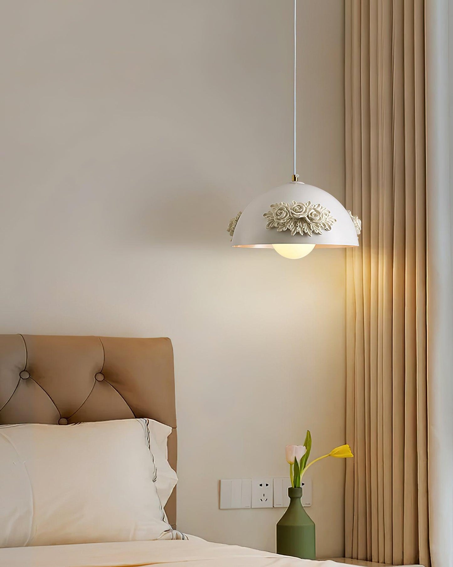 Rose Flower Pot Pendant Light - Loonglight