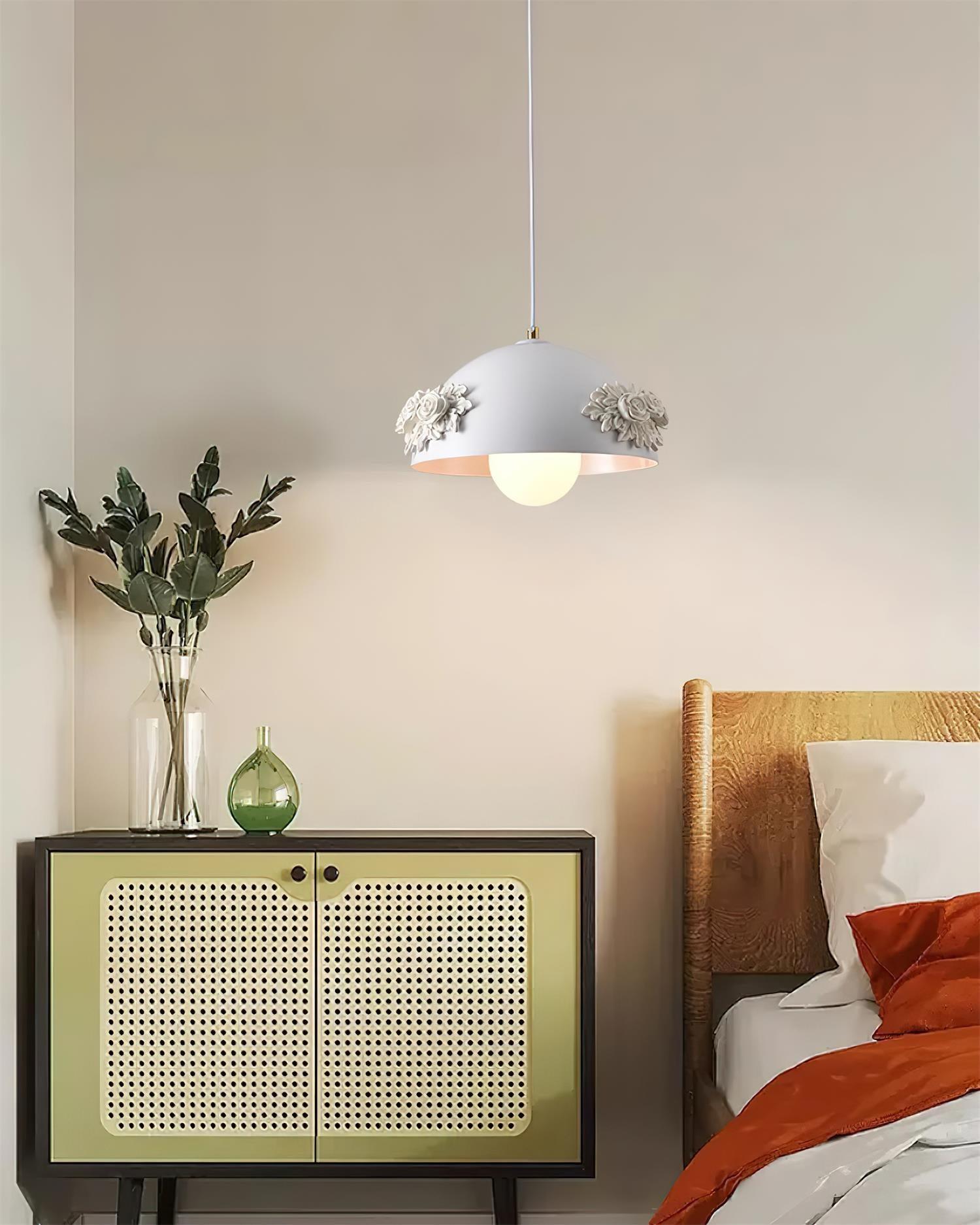 Rose Flower Pot Pendant Light - Loonglight