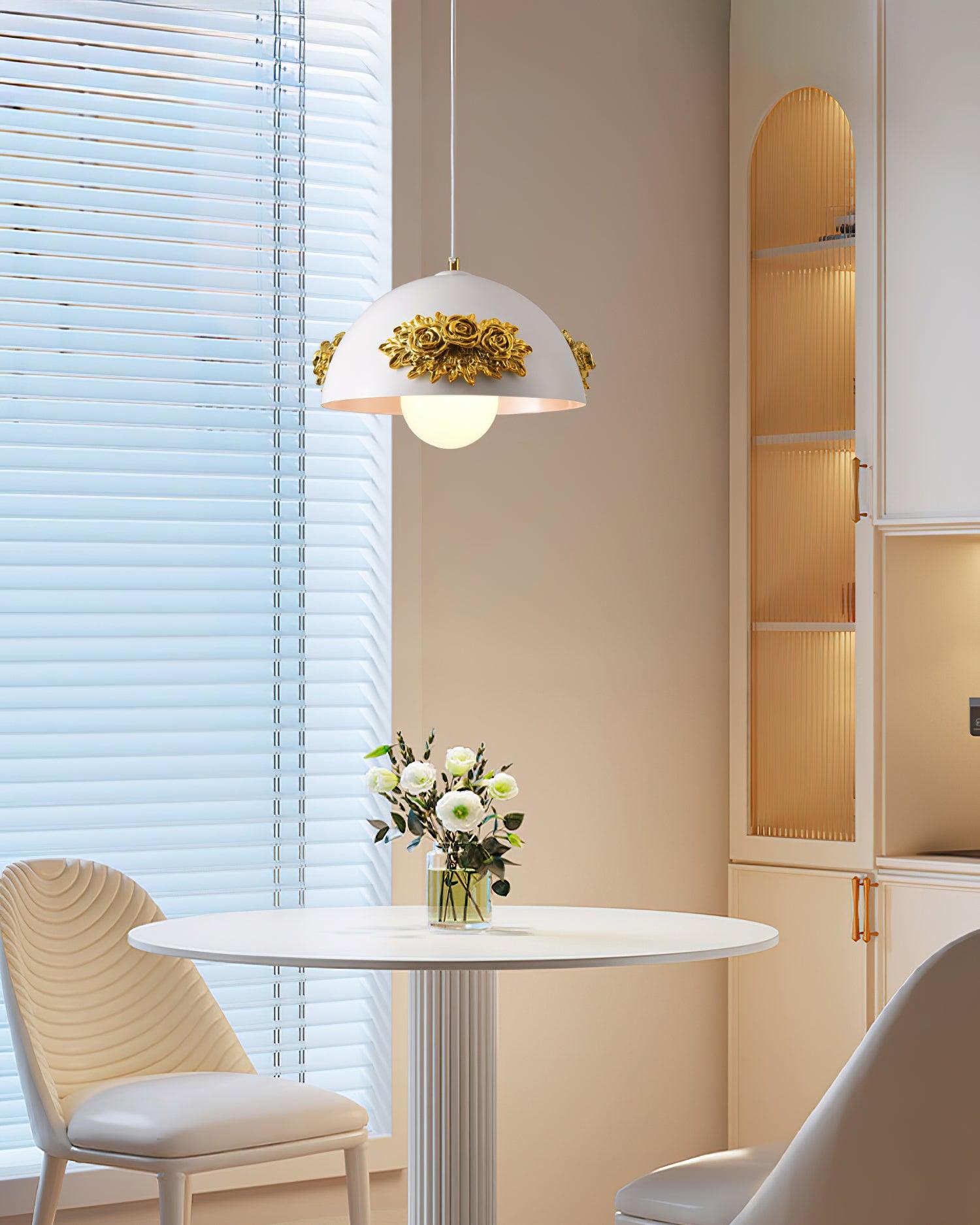 Rose Flower Pot Pendant Light - Loonglight