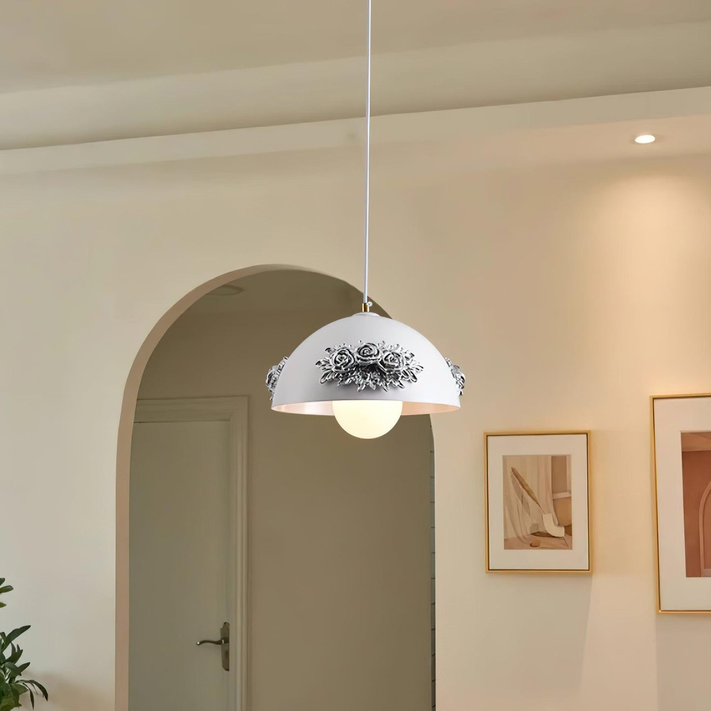 Rose Flower Pot Pendant Light - Loonglight