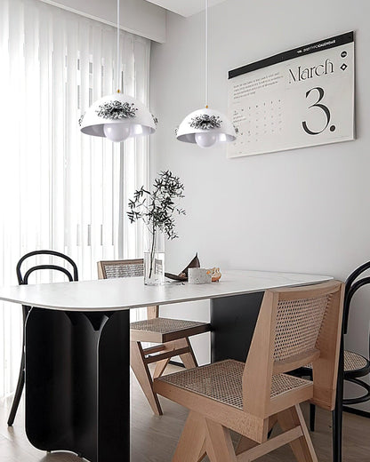 Rose Flower Pot Pendant Light - Loonglight