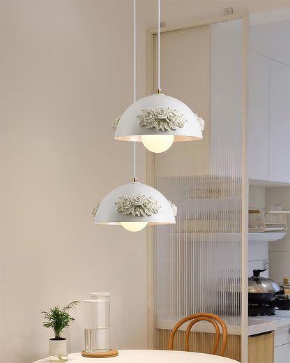 Rose Flower Pot Pendant Light - Loonglight