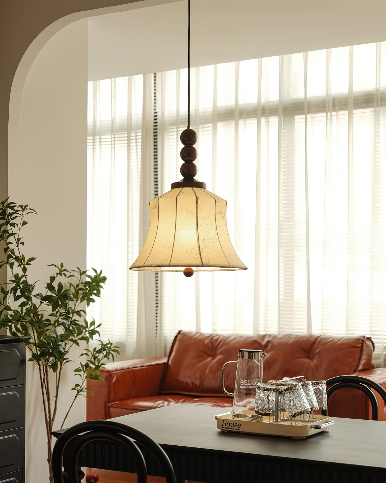 Materia Bell Pendant Light - Loonglight