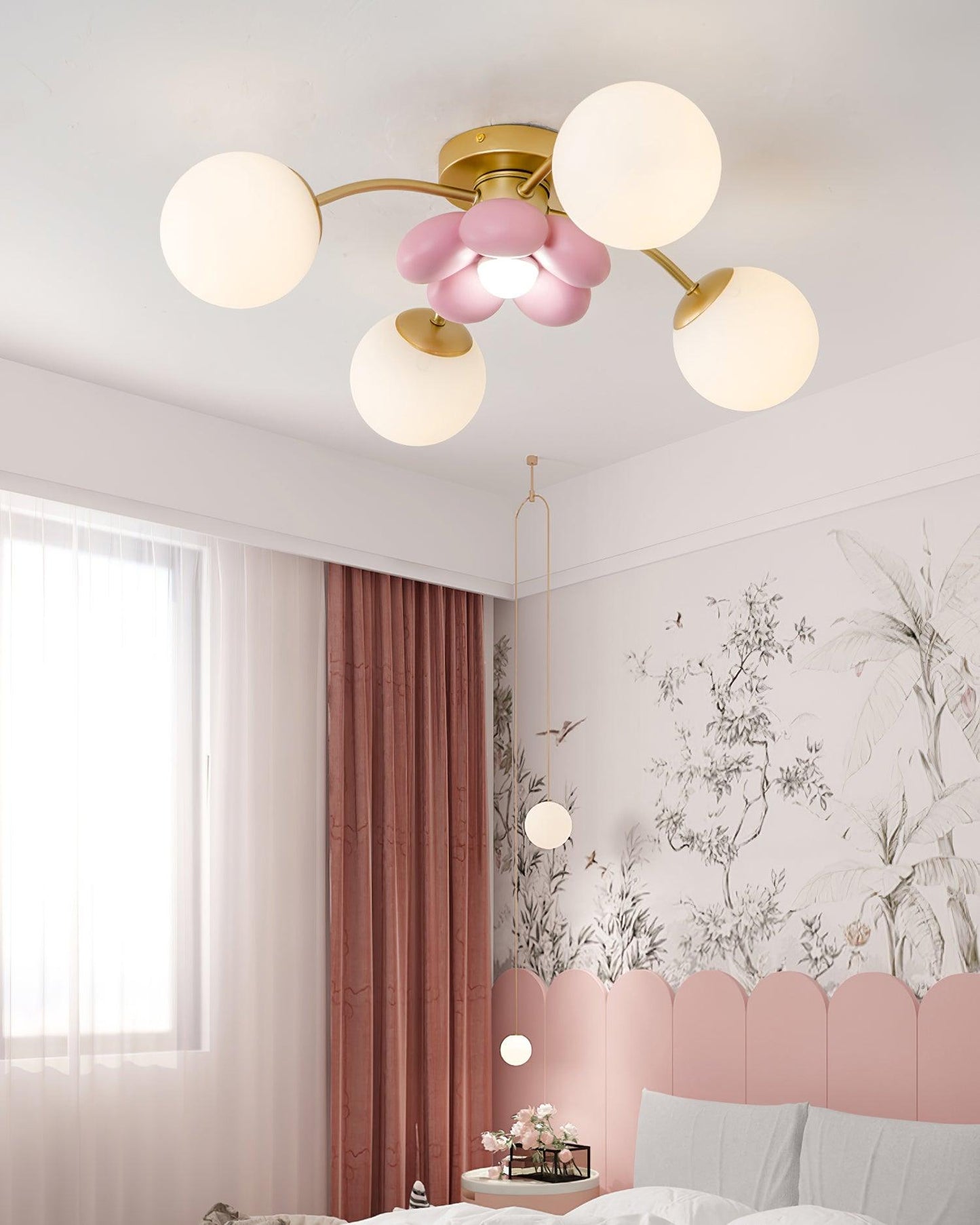 Mauricio Flowers Ceiling Light - Loonglight