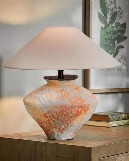 Mays Ceramics Table Lamp - Loonglight