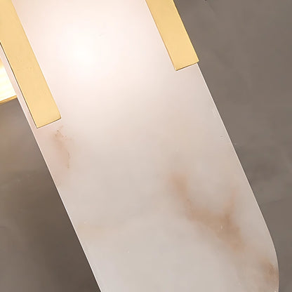 Melange Elongated Alabaster Wall Sconce