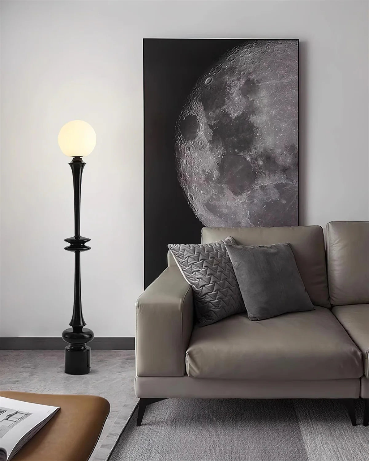 Melrose Black Floor Lamp - Loonglight
