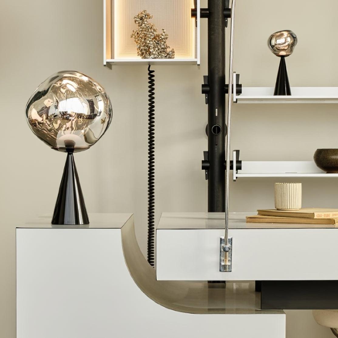 Lava Cone Fat Table Lamp - Loonglight