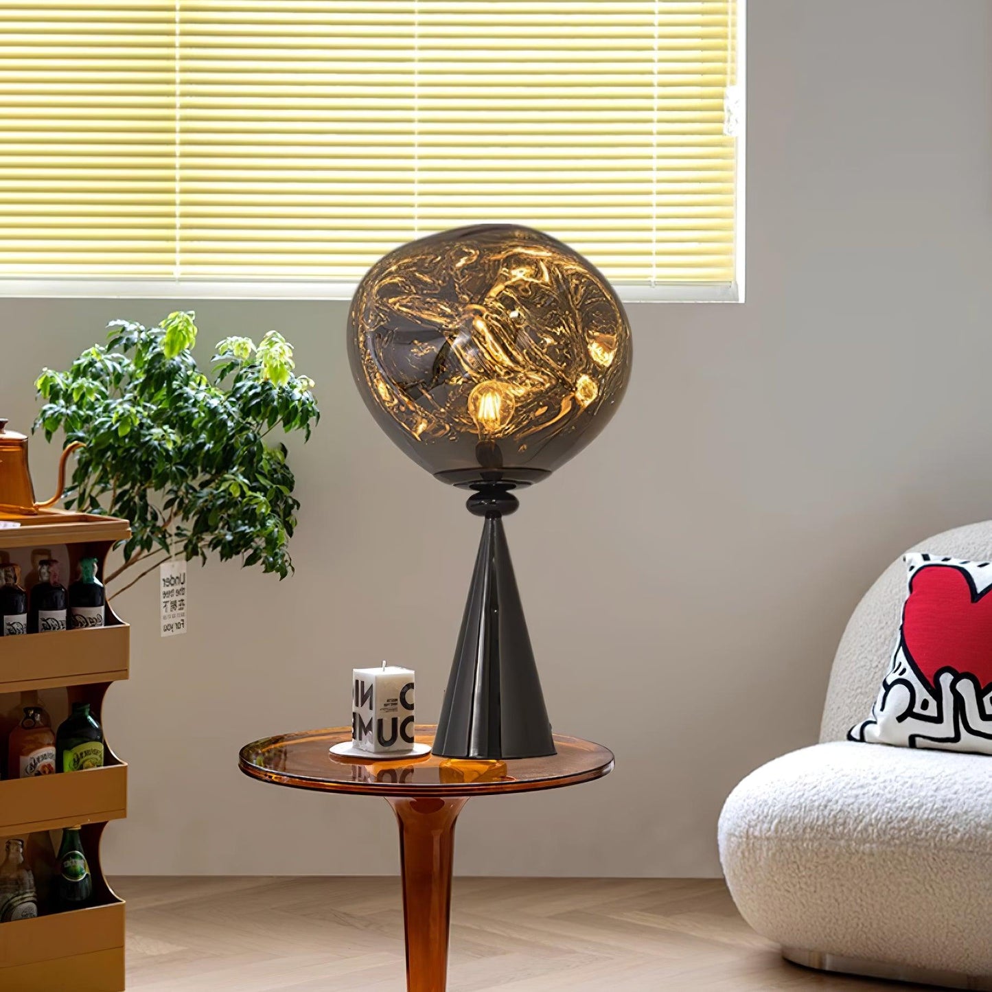 Lava Cone Fat Table Lamp - Loonglight