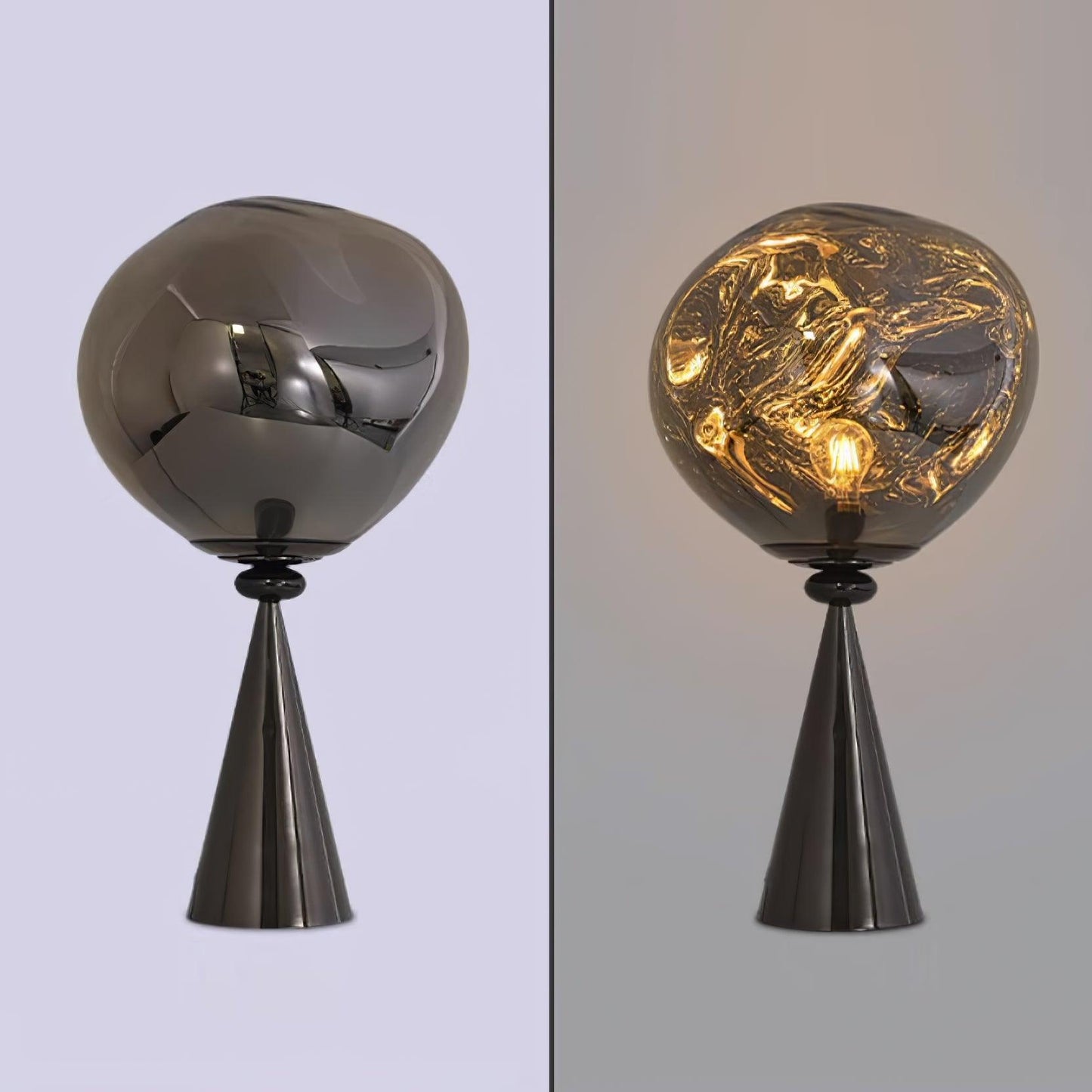 Lava Cone Fat Table Lamp - Loonglight