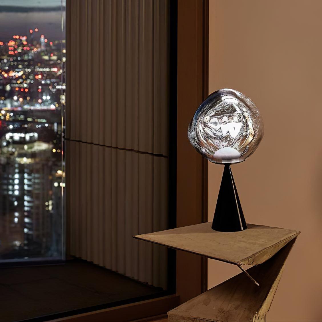 Lava Cone Fat Table Lamp - Loonglight