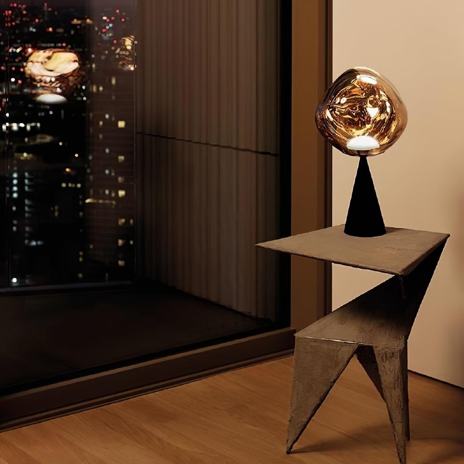 Lava Cone Fat Table Lamp - Loonglight