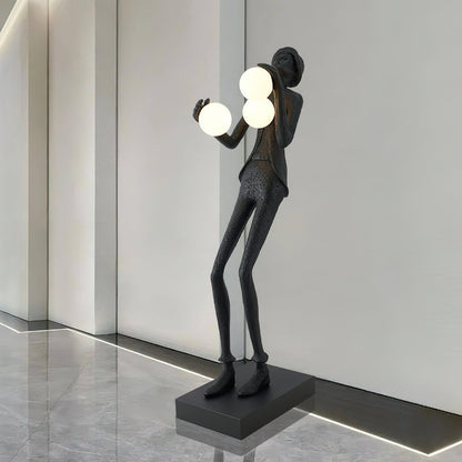 Michael Sculpture Floor Lamp - Loonglight