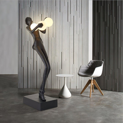 Michael Sculpture Floor Lamp - Loonglight