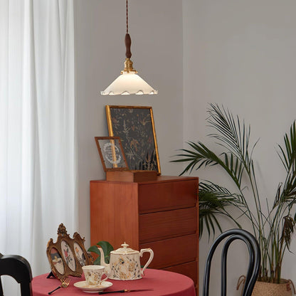 Morning Glory Glass Pendant Light - Loonglight