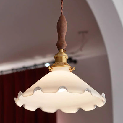 Morning Glory Glass Pendant Light - Loonglight