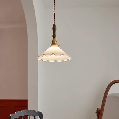 Morning Glory Glass Pendant Light - Loonglight