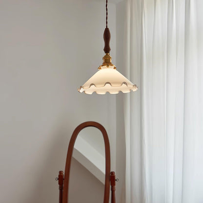 Morning Glory Glass Pendant Light - Loonglight