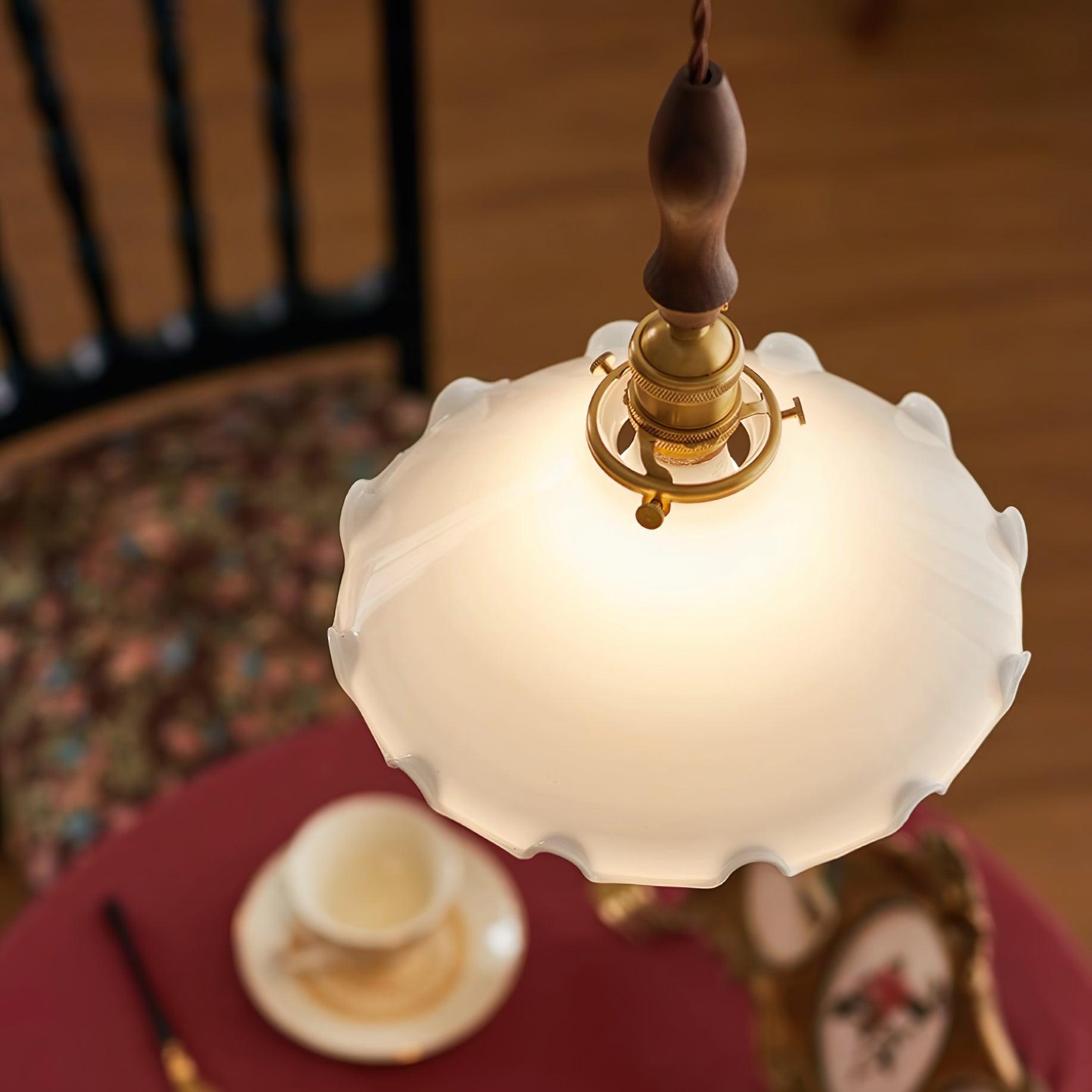 Morning Glory Glass Pendant Light - Loonglight