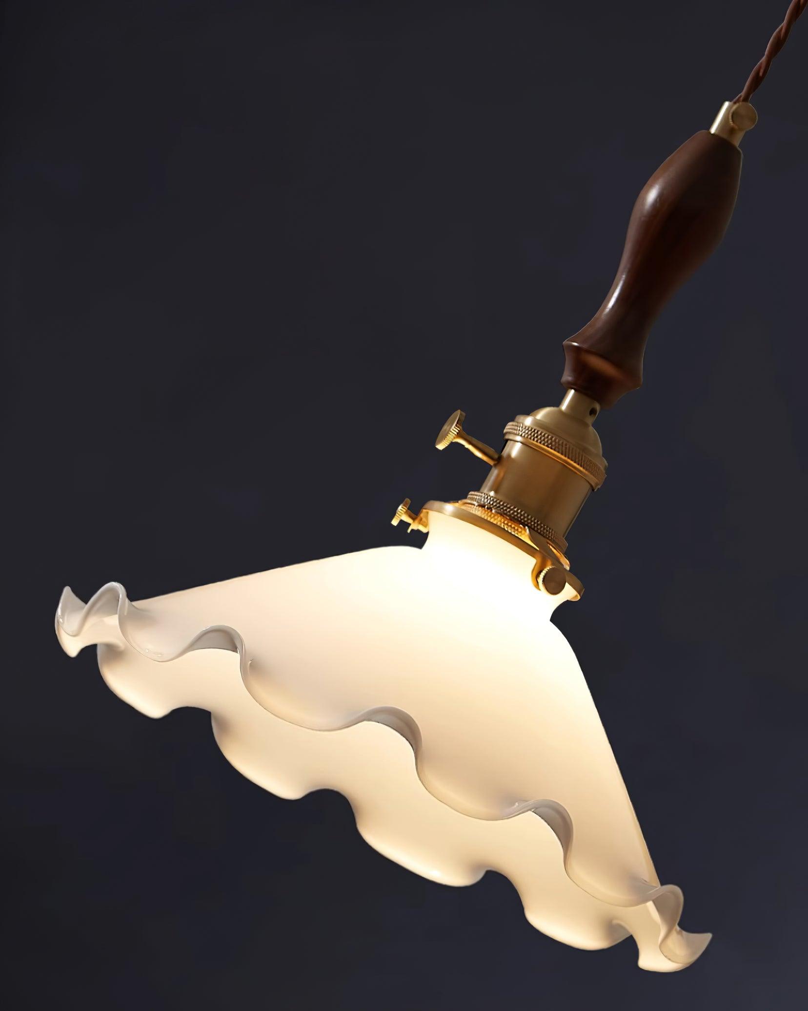 Morning Glory Glass Pendant Light - Loonglight