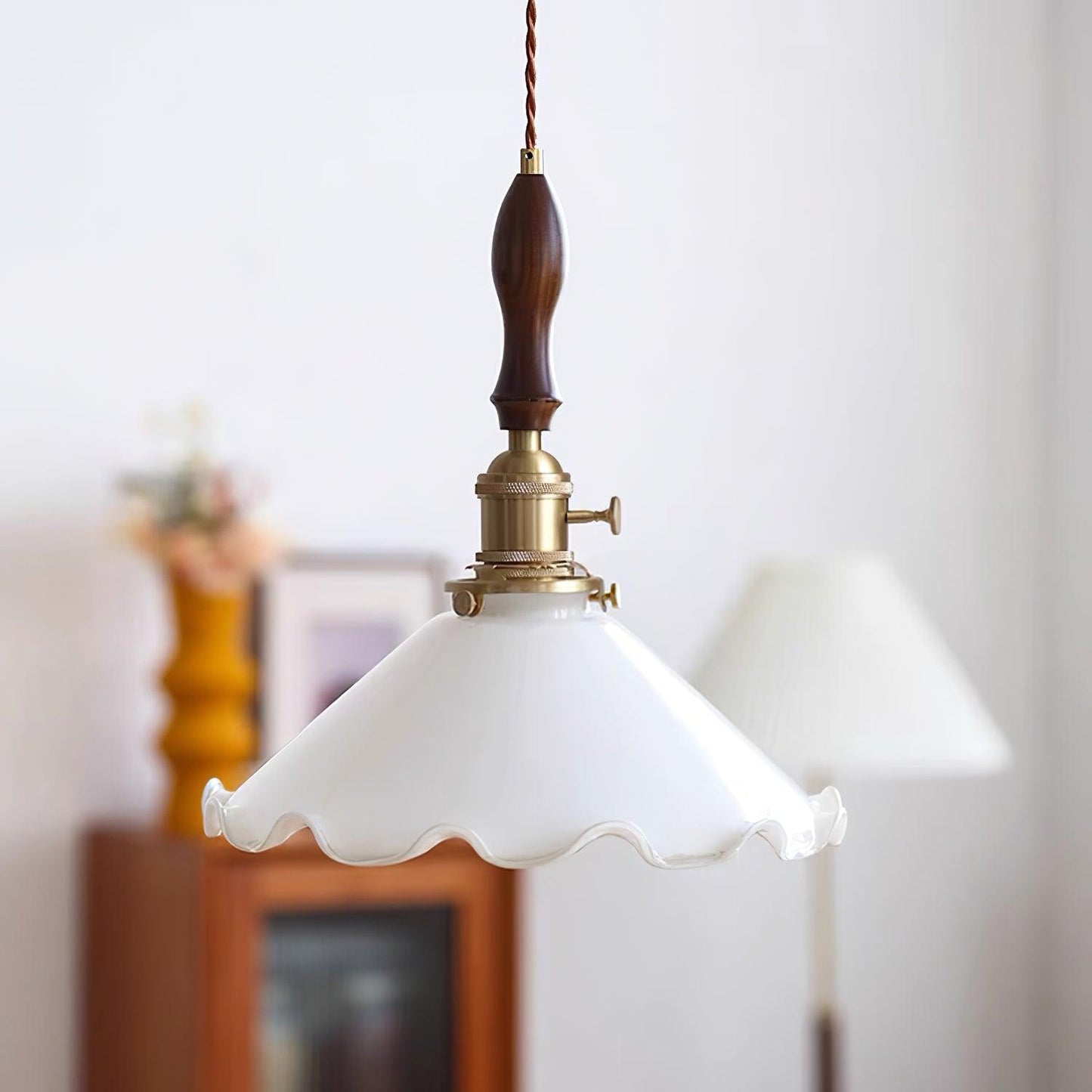 Morning Glory Glass Pendant Light - Loonglight