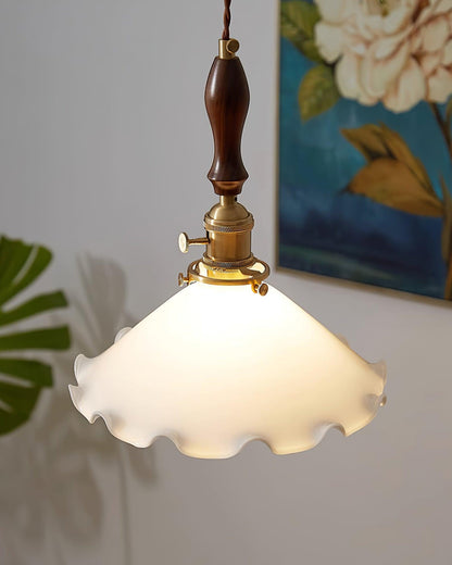 Morning Glory Glass Pendant Light - Loonglight