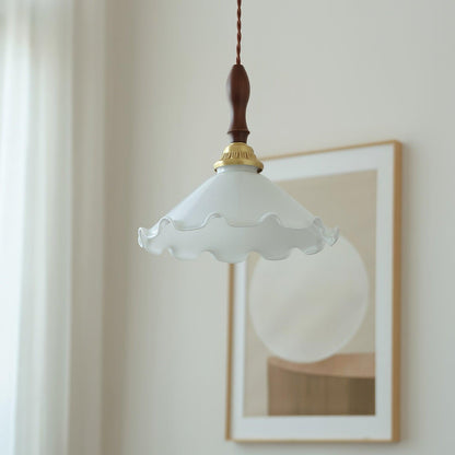 Morning Glory Glass Pendant Light - Loonglight