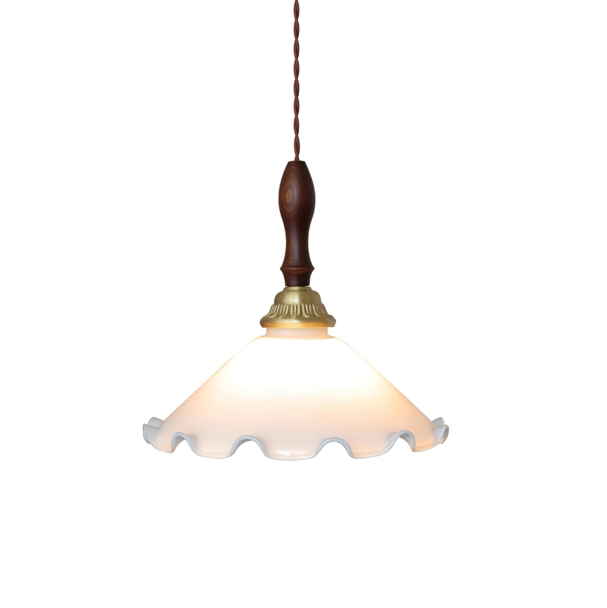 Morning Glory Glass Pendant Light - Loonglight