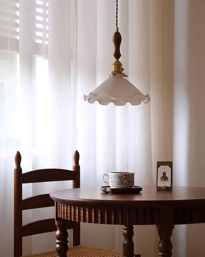 Morning Glory Glass Pendant Light - Loonglight