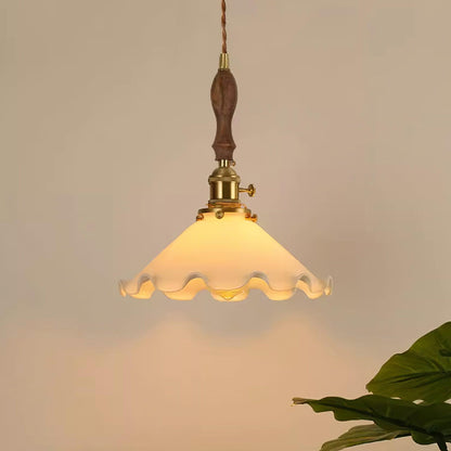 Morning Glory Glass Pendant Light - Loonglight