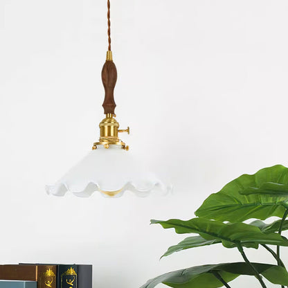 Morning Glory Glass Pendant Light - Loonglight