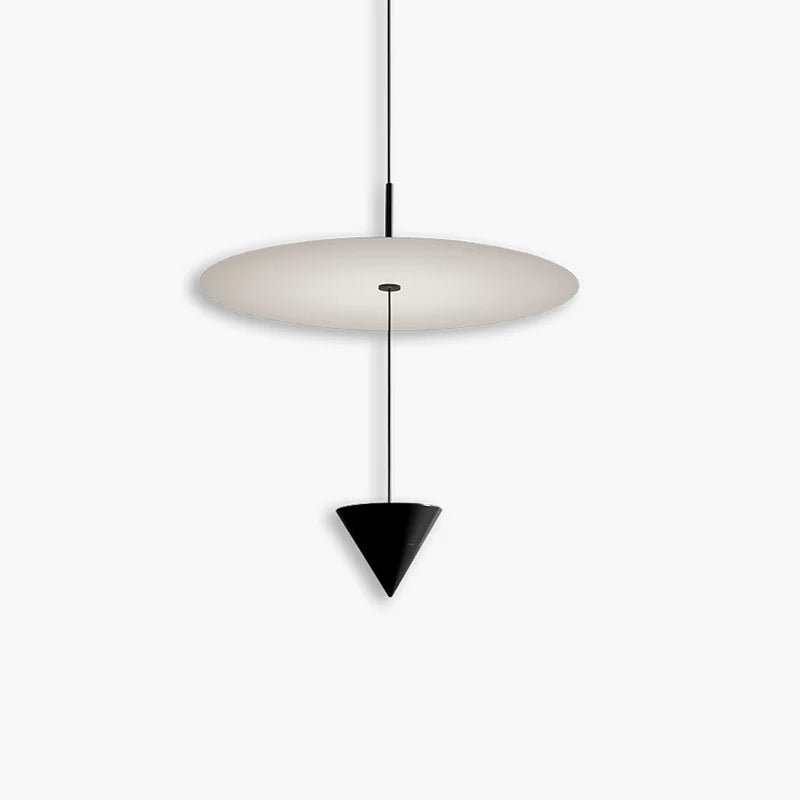 Minimalist Flying Saucer Chandelier