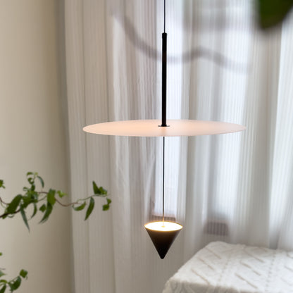 Minimalist Flying Saucer Chandelier